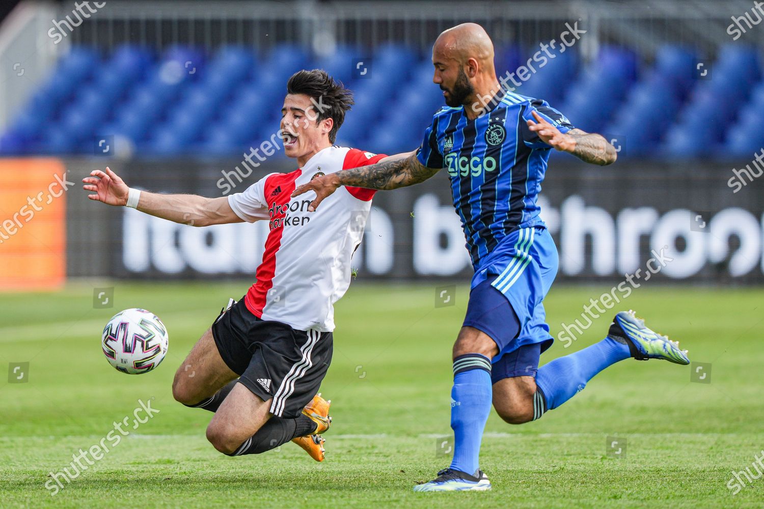 Joao Teixeira Feyenoord Sean Klaiber Ajax Editorial Stock Photo - Stock ...