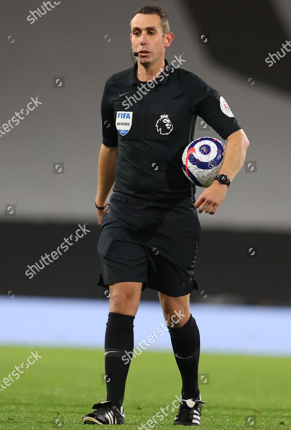 Referee David Coote During English Premier Editorial Stock Photo ...