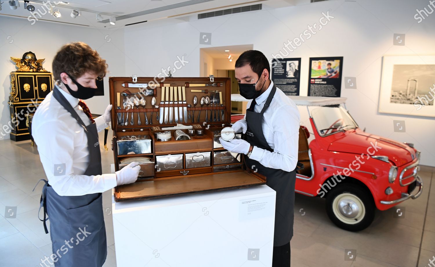 Christies Auction House Staff Marion Lamberts Editorial Stock Photo