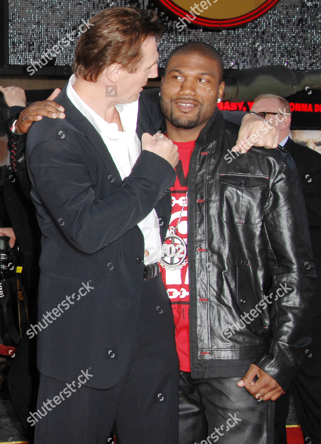 Liam Neeson Quinton Rampage Jackson Editorial Stock Photo Stock Image Shutterstock