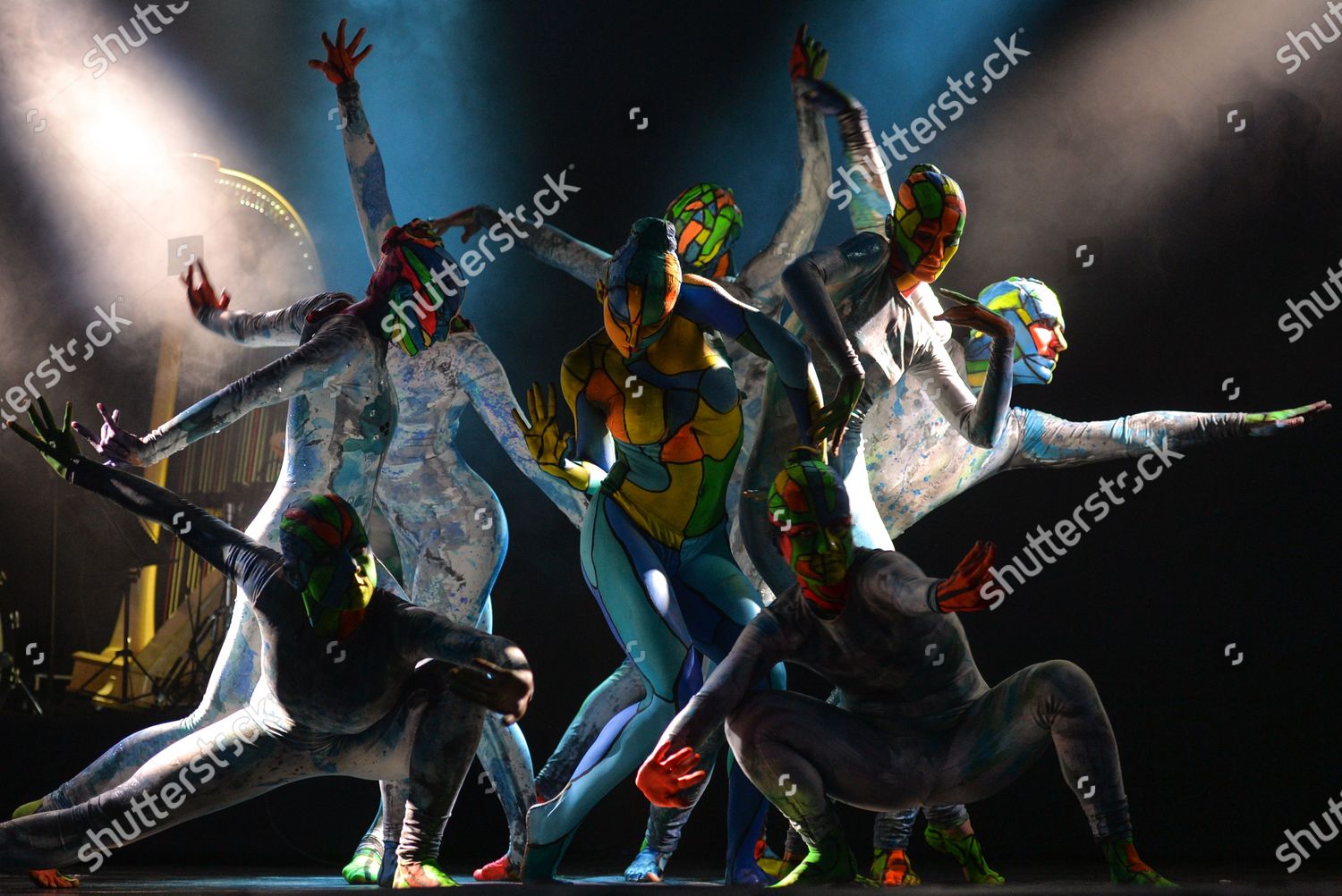 Scene New Multimedia Dance Show Inspired Editorial Stock Photo - Stock ...