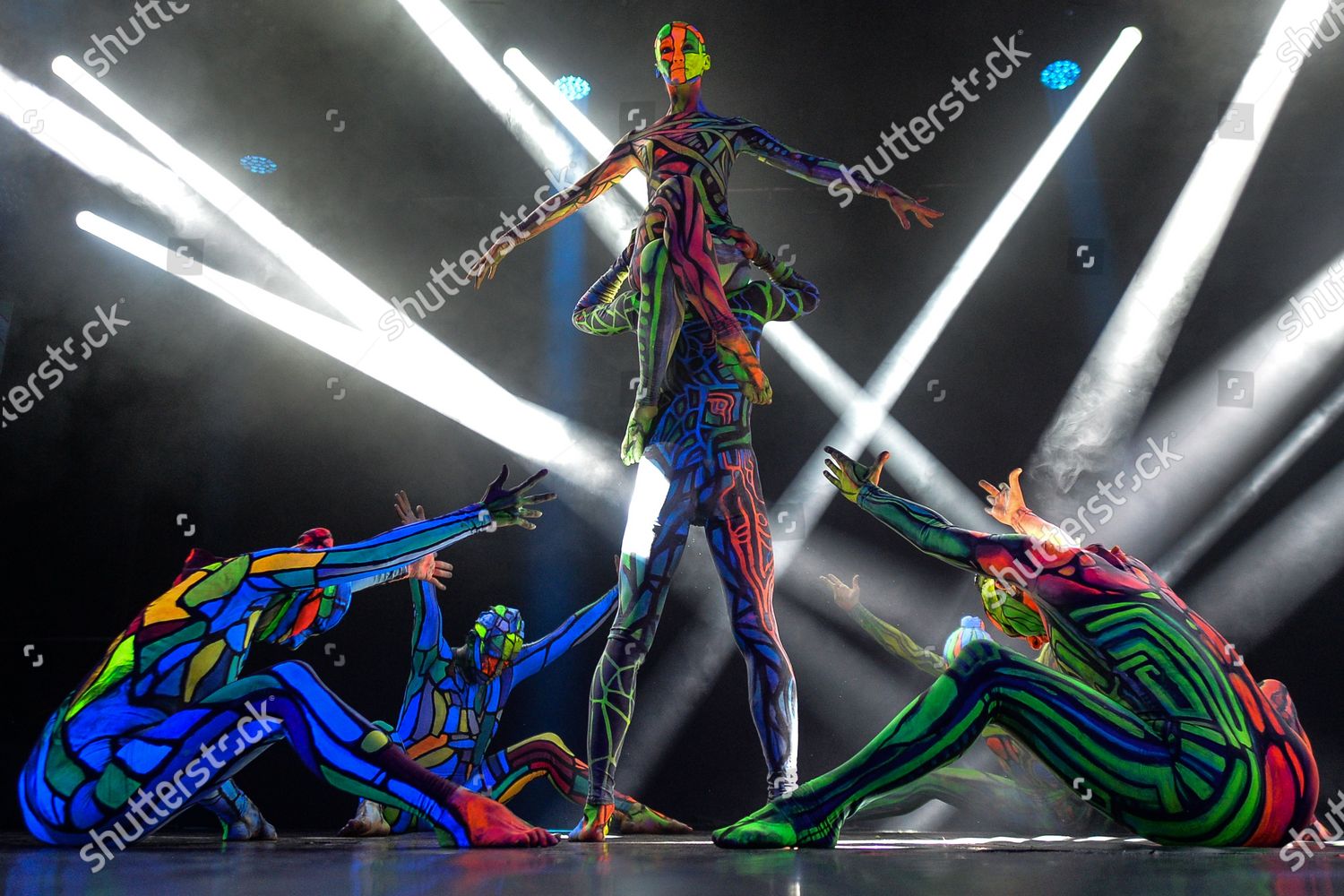 Scene New Multimedia Dance Show Inspired Editorial Stock Photo - Stock ...