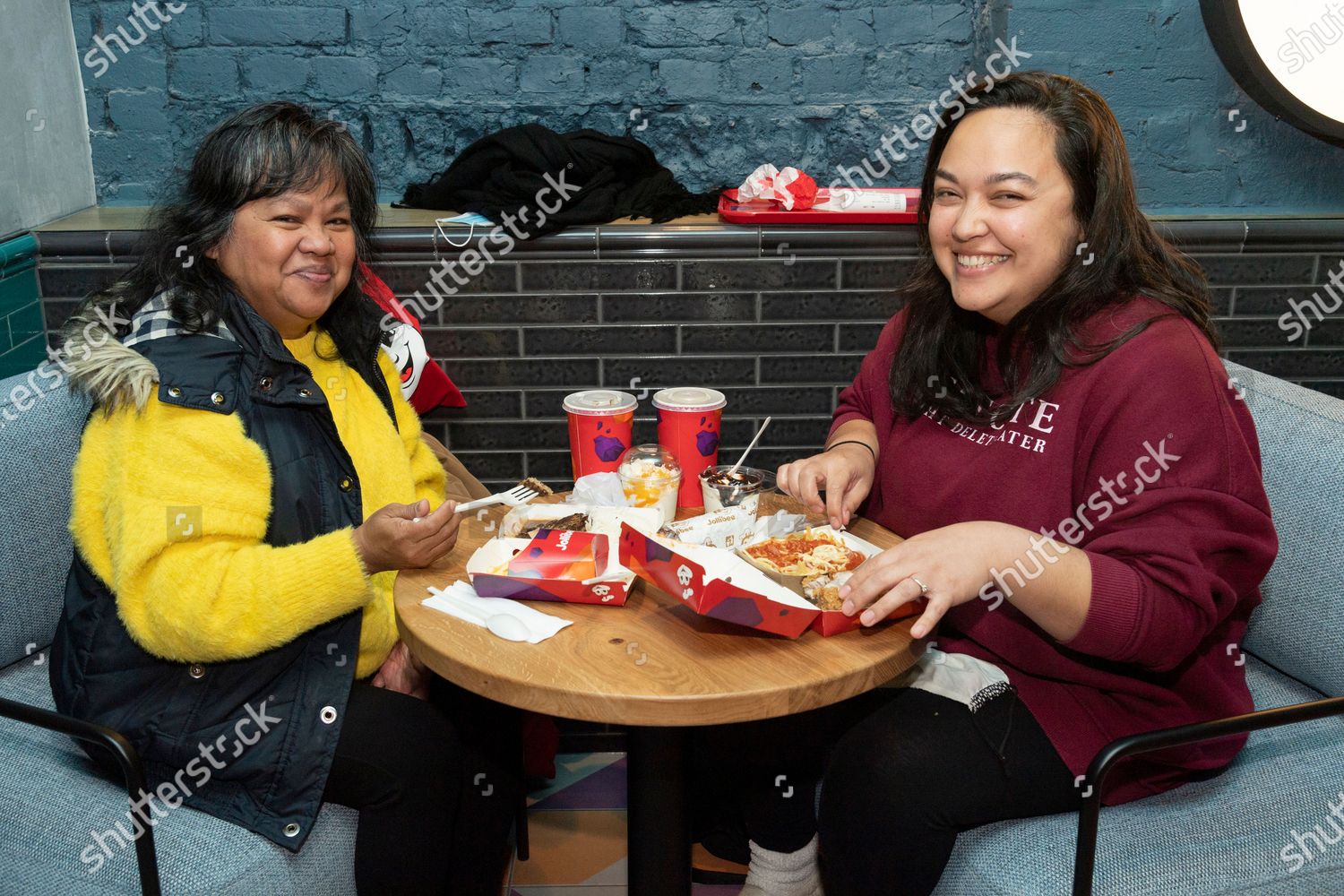 Customers Their Food Orders New Jollibee Editorial Stock Photo - Stock 