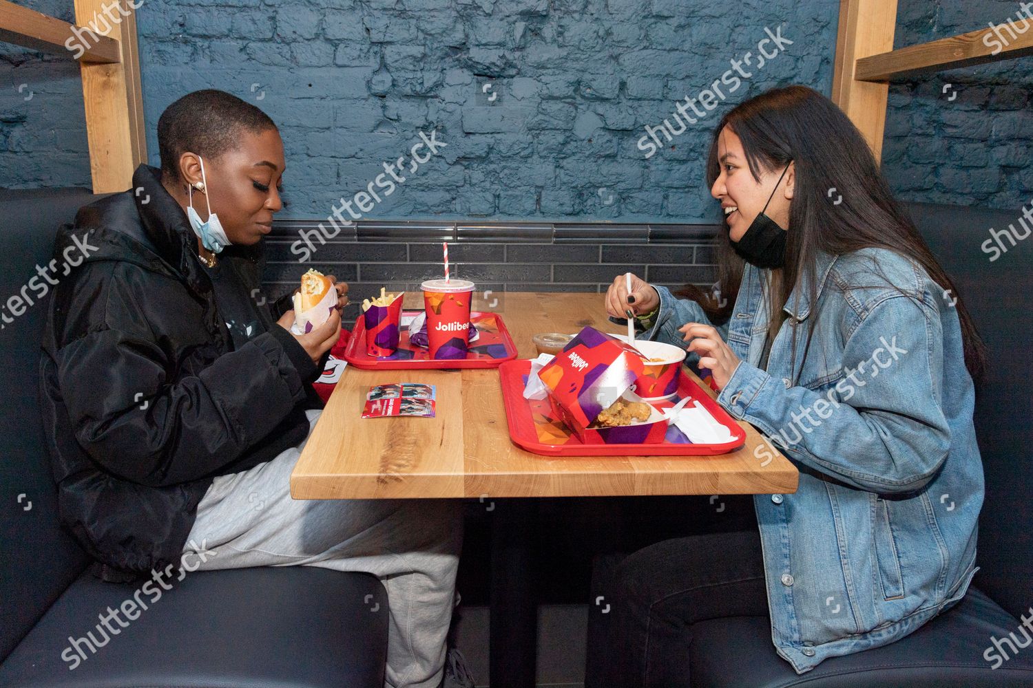 Customers Their Food Orders New Jollibee Editorial Stock Photo - Stock 