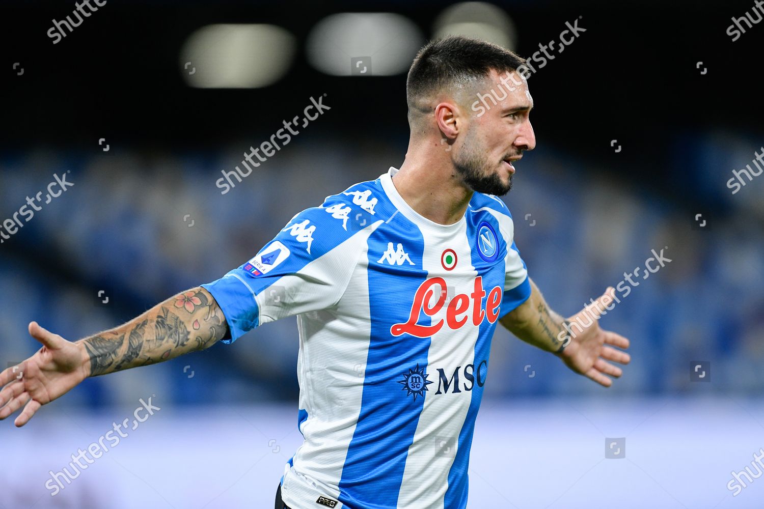 Matteo Politano Ssc Napoli Celebrates Scoring Editorial Stock Photo ...