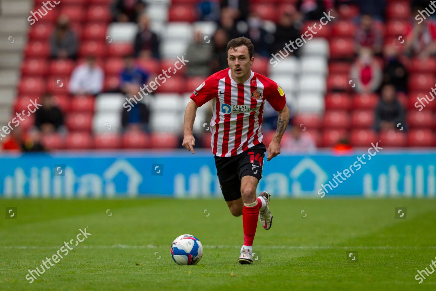 Josh Scowen Sunderland Stadium Light Sunderland Editorial Stock Photo 