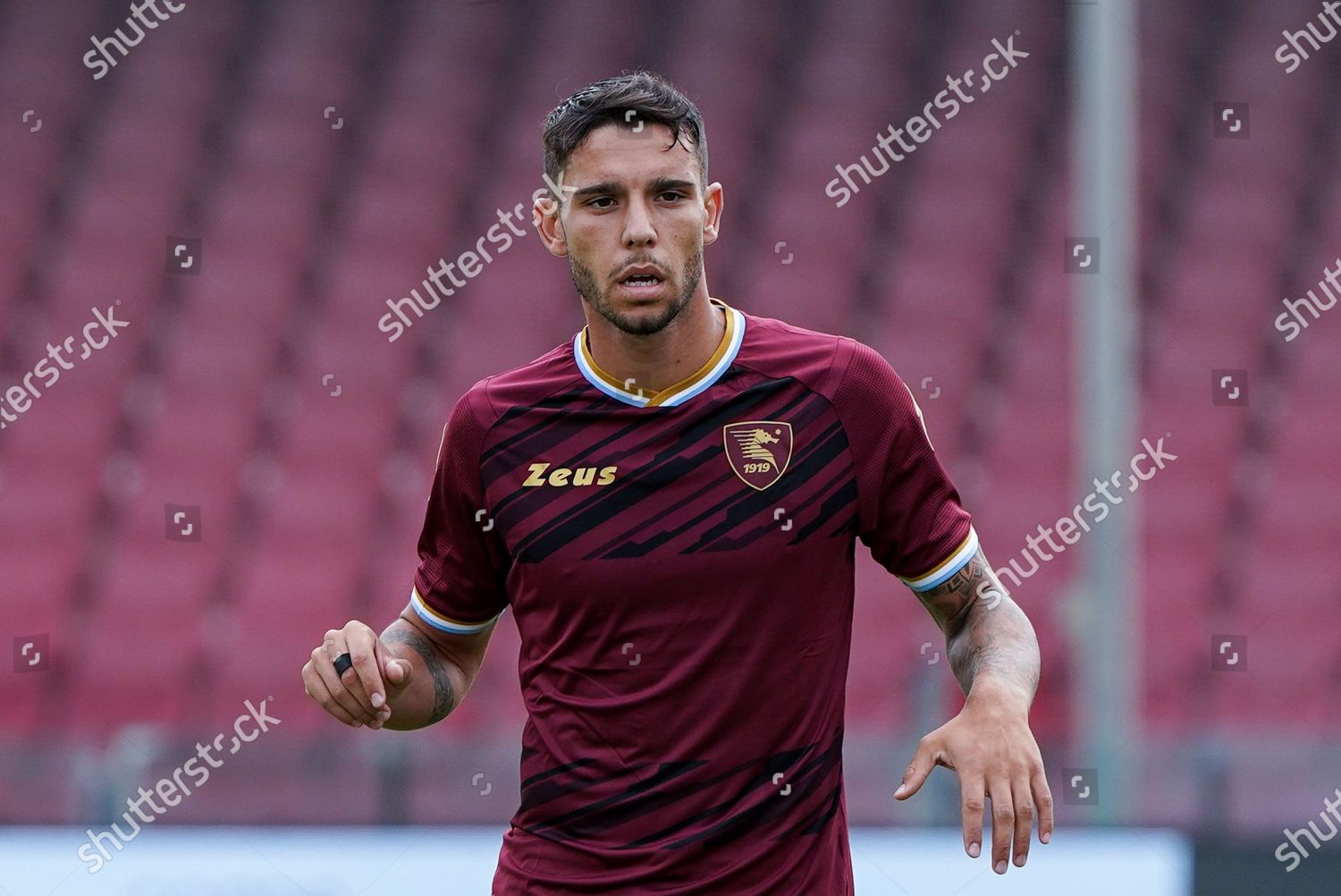 Emanuele Cicerelli Us Salernitana 1919 During Editorial Stock Photo ...