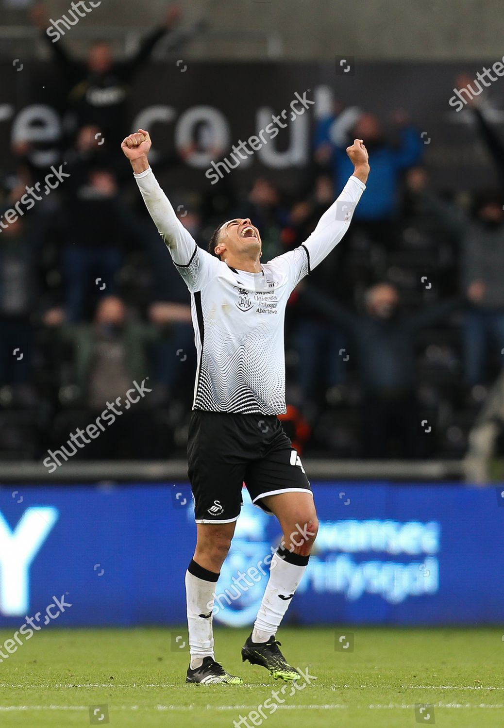 Ben Cabango Swansea City Celebrates On Editorial Stock Photo - Stock ...