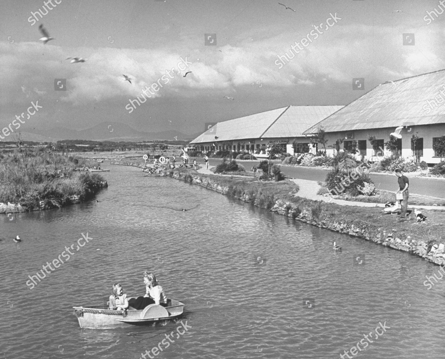 Scenery Lake Billy Butlins Camp Pwllheli Editorial Stock Photo - Stock ...