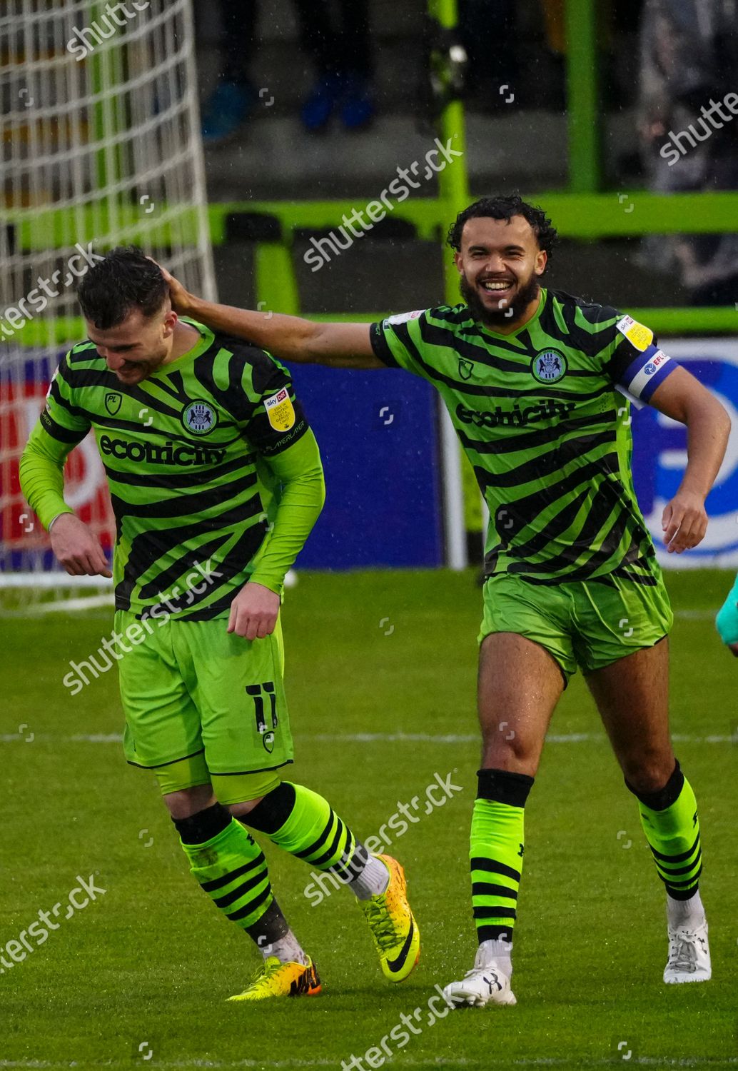 Nicky Cadden Forest Green Rovers Celebrates Editorial Stock Photo