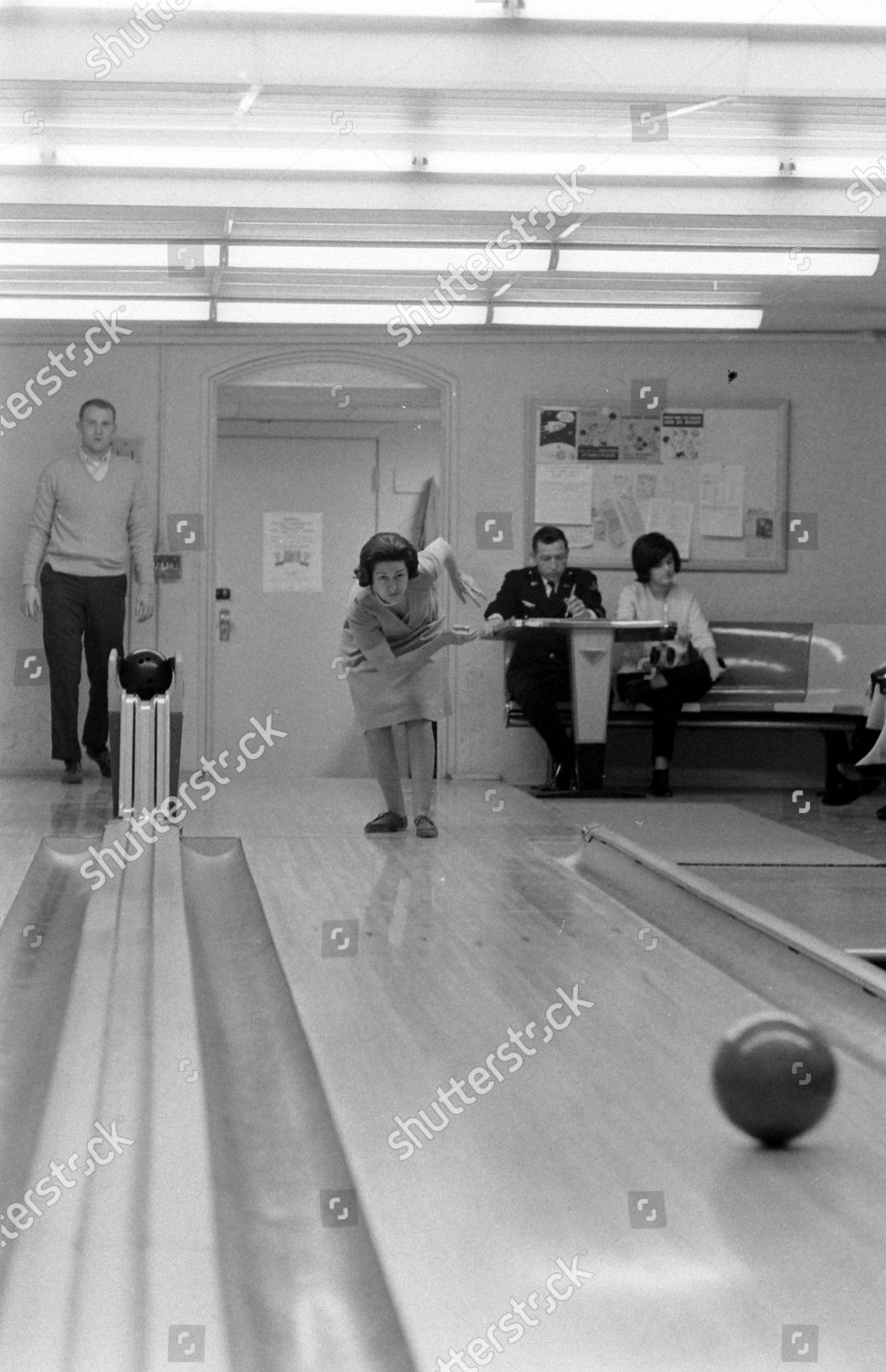 Claudia Alta Johnson Bowling Daughter Luci Editorial Stock Photo ...