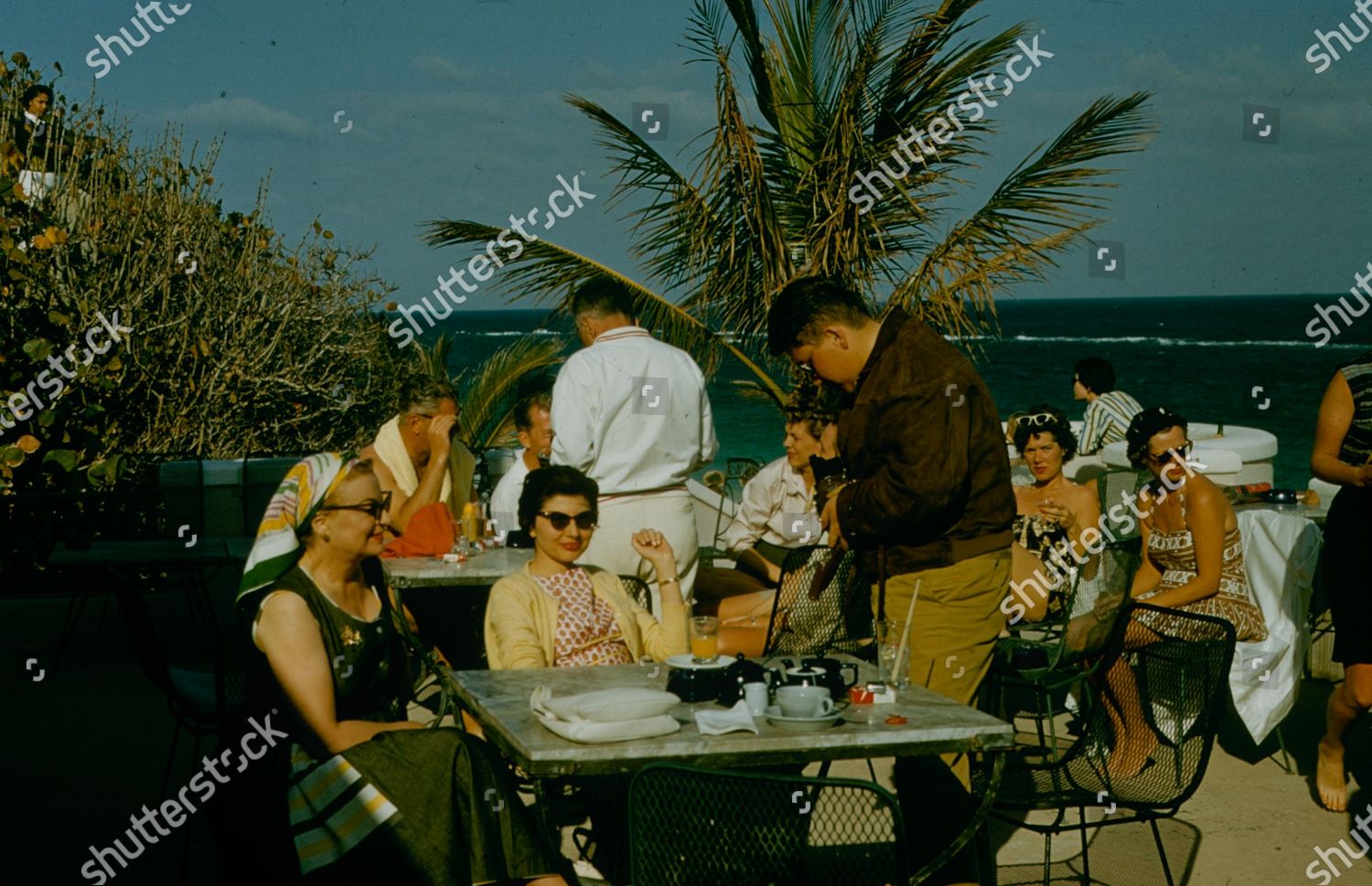 PRINCESS SORAYA ESFANDIARY BAKHTIARY HER GUESTS Editorial Stock Photo