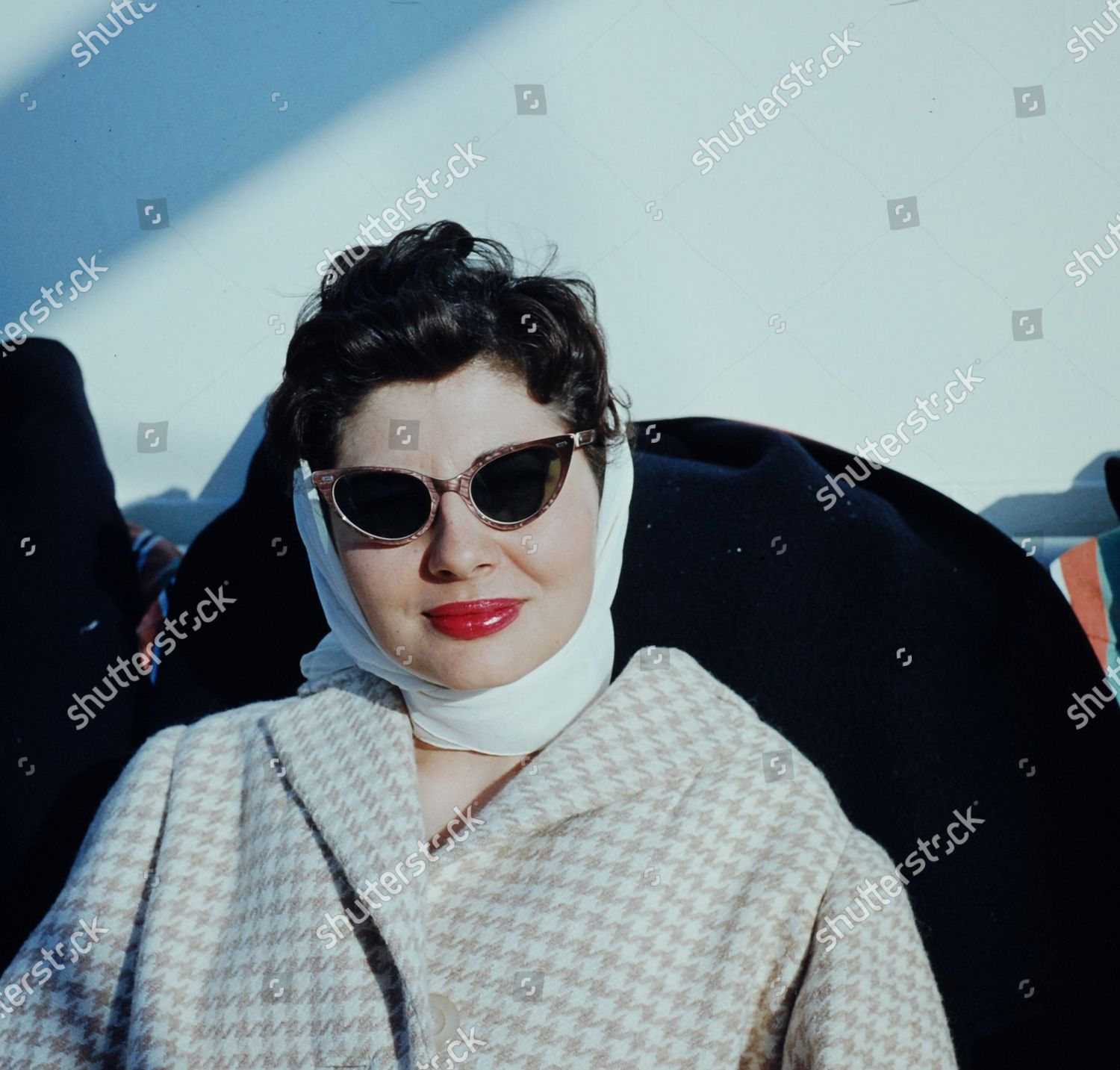 Princess Soraya Esfandiary Bakhtiary Second Wife Editorial Stock Photo