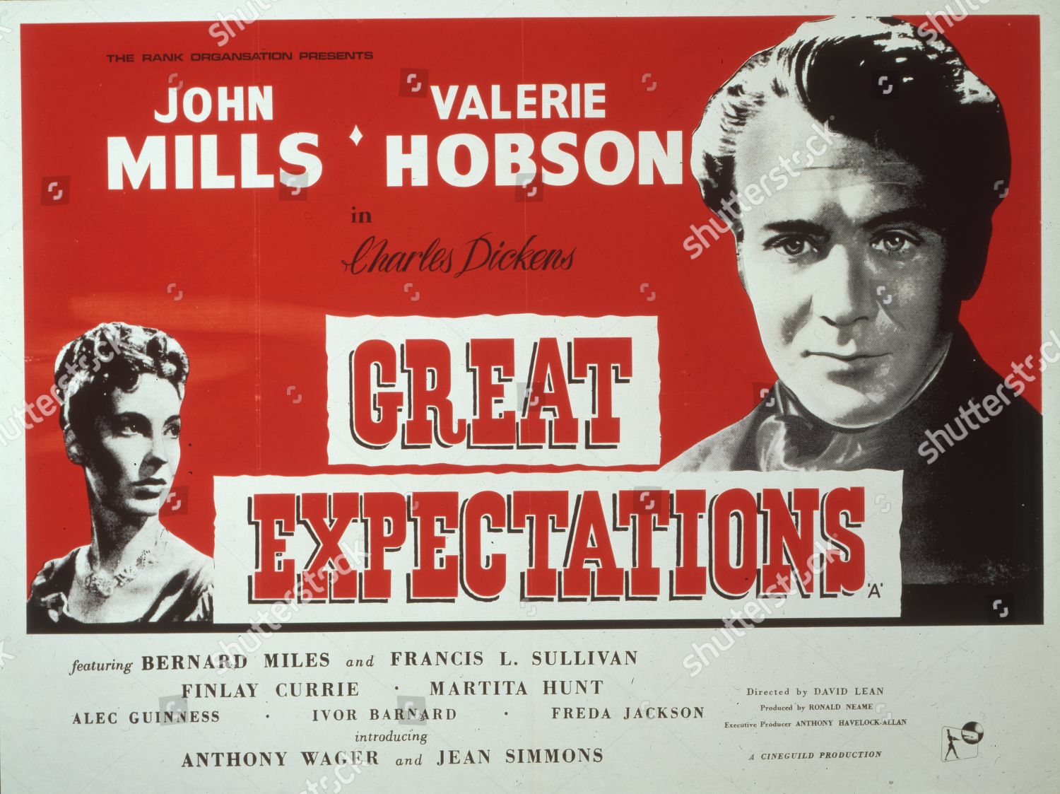 Great Expectations 1946 Poster Art Editorial Stock Photo - Stock Image ...