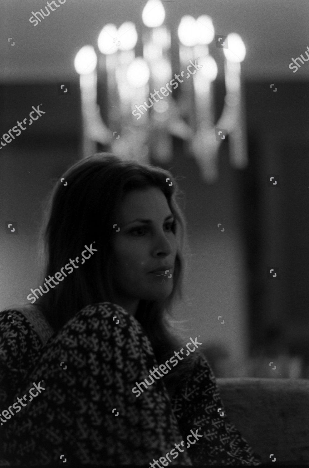 Rachel Welch Sitting Inside Her House 1972 Editorial Stock Photo 