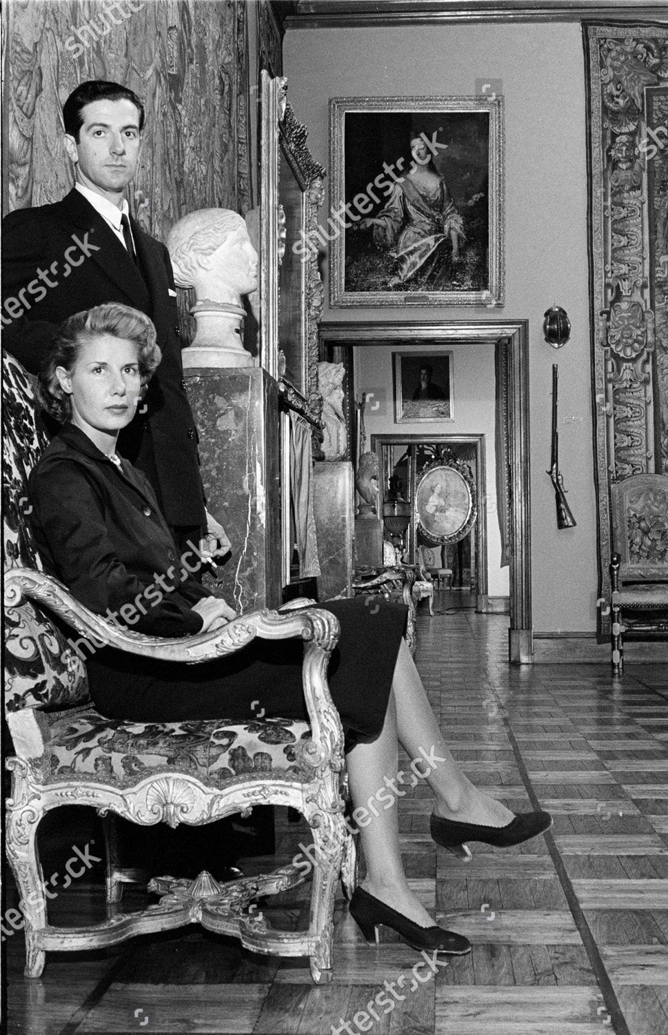 Cayetana Fitzjames Stuart Sitting On Chair Editorial Stock Photo