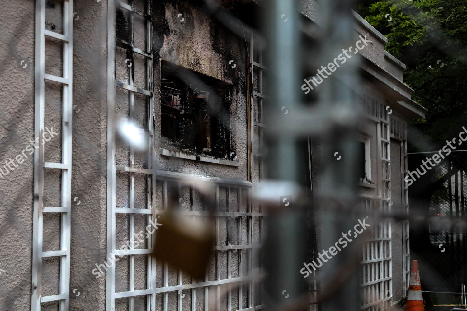 Public Restrooms Seen Behind Fencing On Editorial Stock Photo - Stock ...