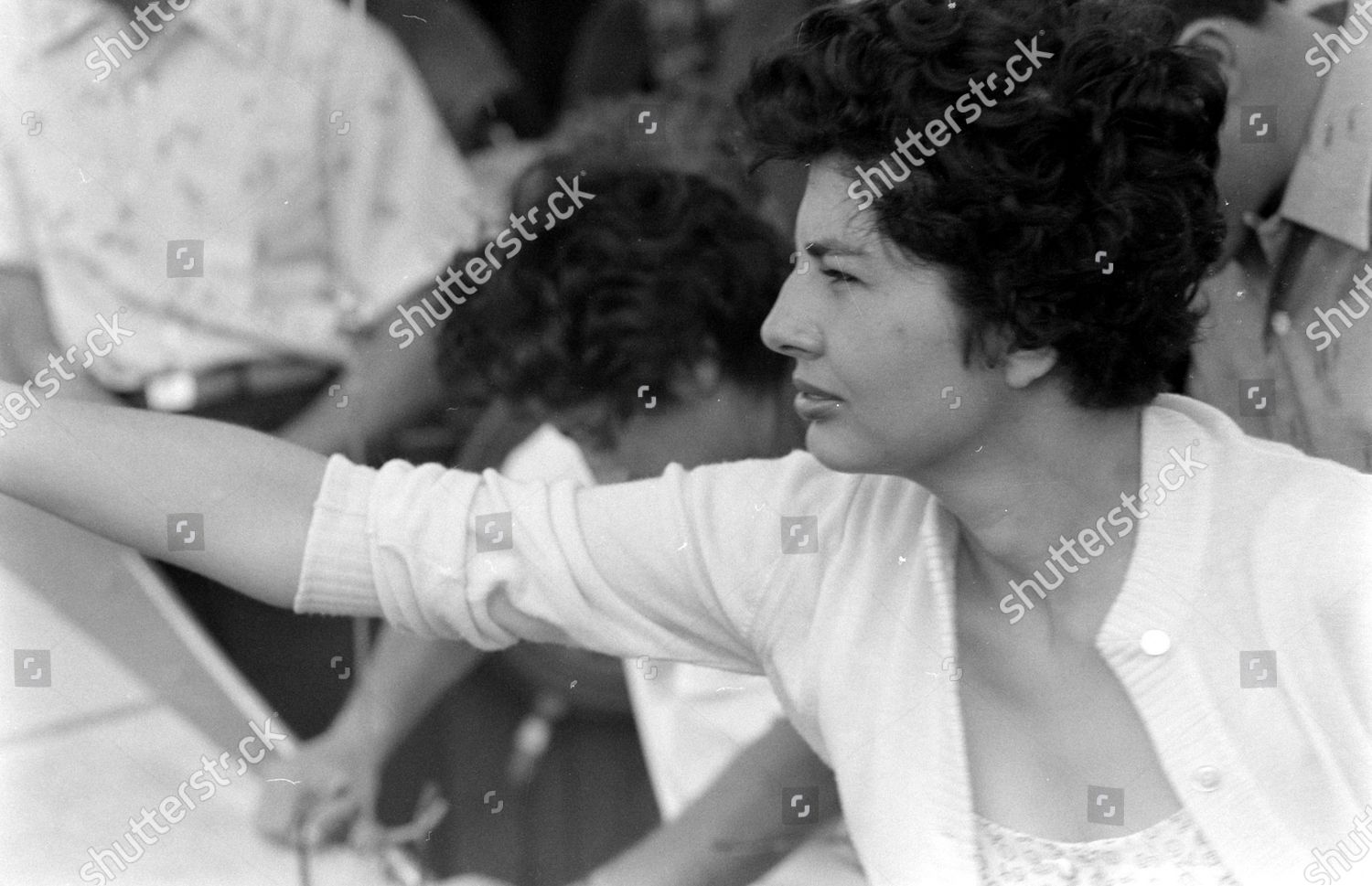 Portrait Soraya Esfandiarybakhtiary During Vacation Miami Editorial
