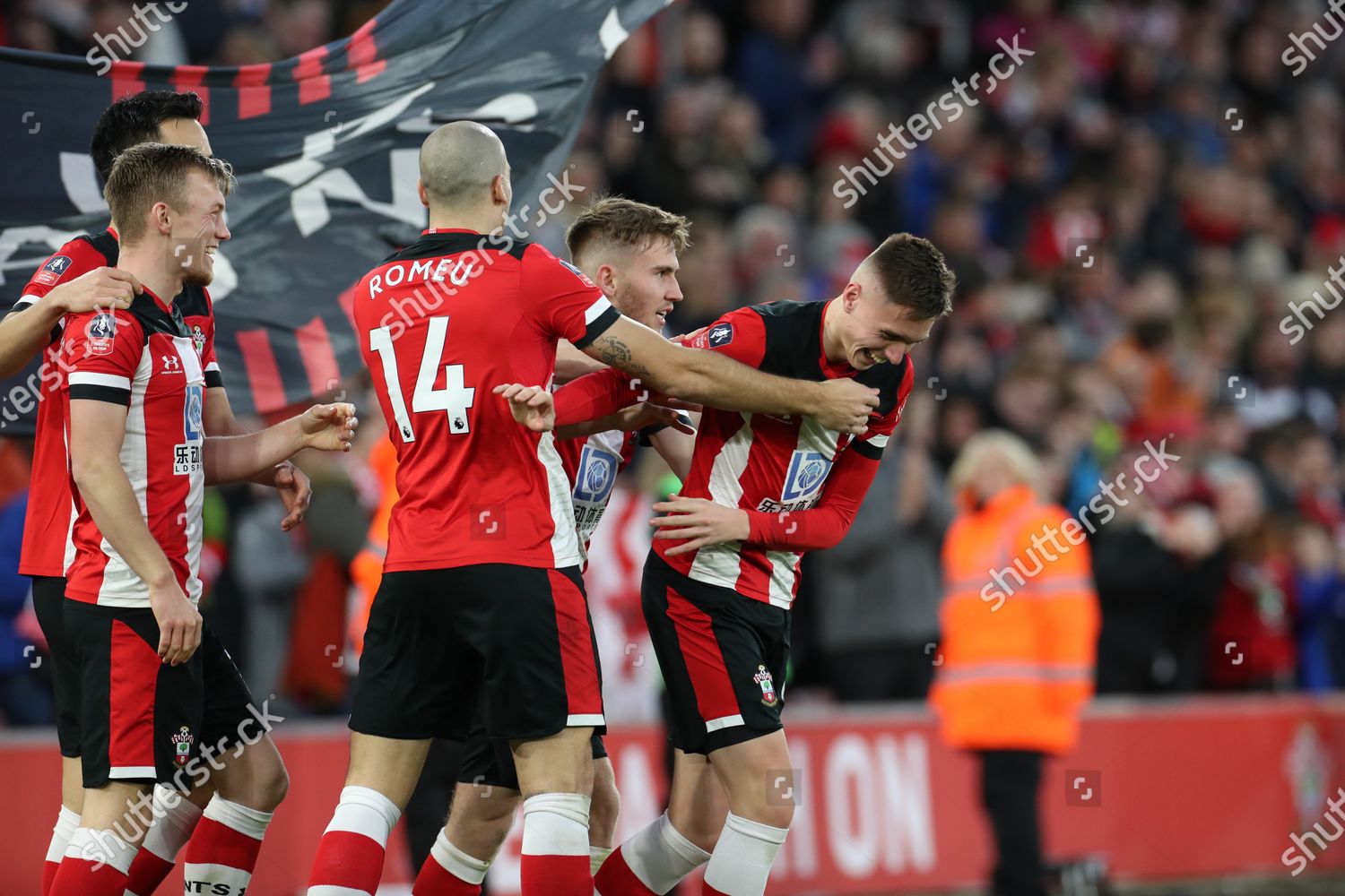 Southampton Midfielder Will Smallbone Celebrates His Editorial Stock ...