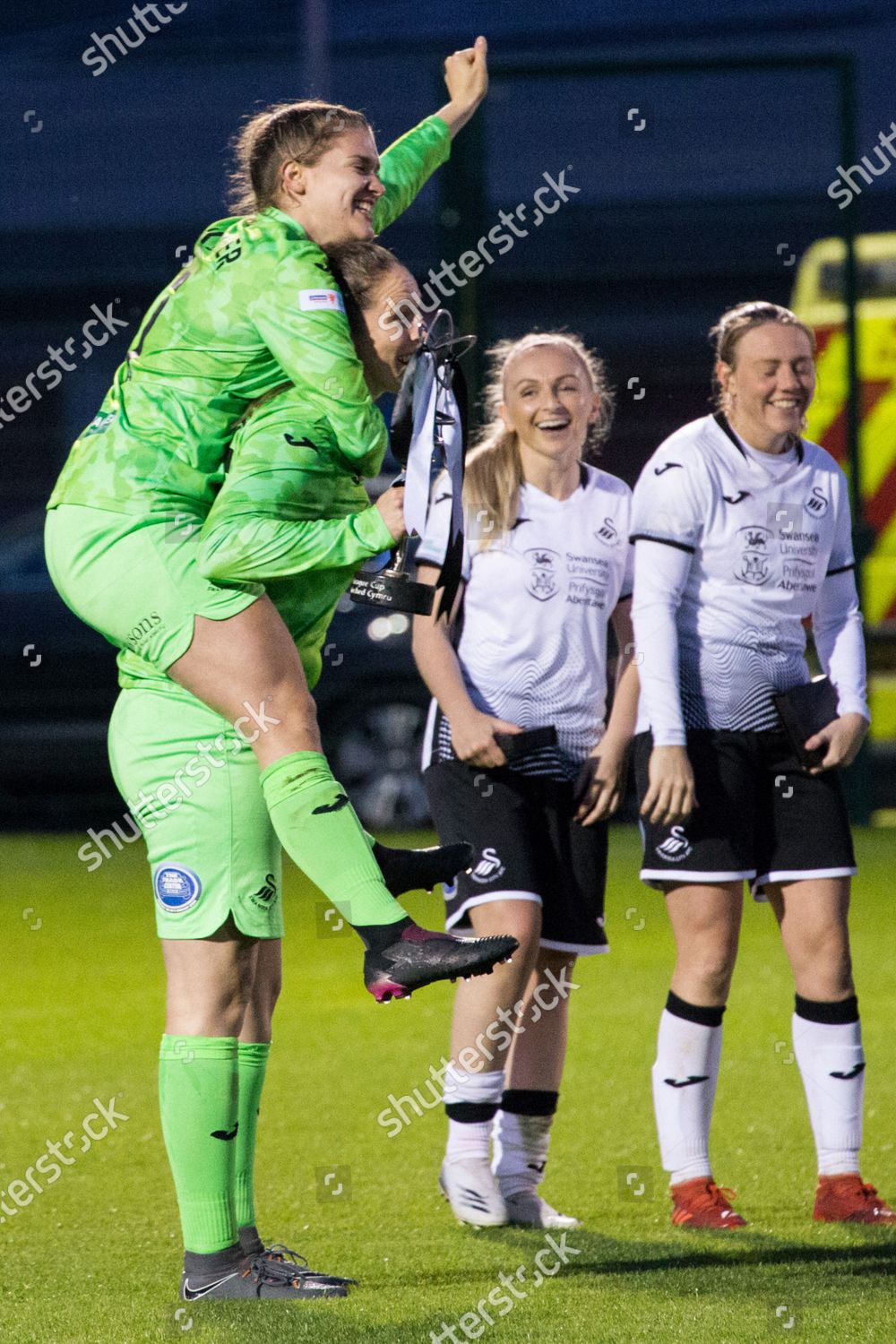 Goalkeepers Claire Skinner 28 Swansea Gemma Editorial Stock Photo