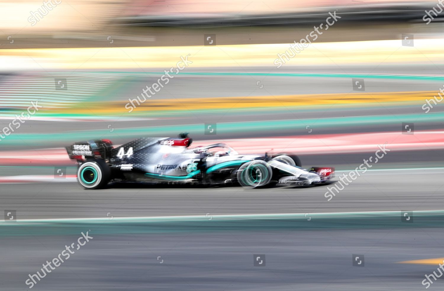 Lewis Hamilton Mercedes W11 During Day Editorial Stock Photo - Stock