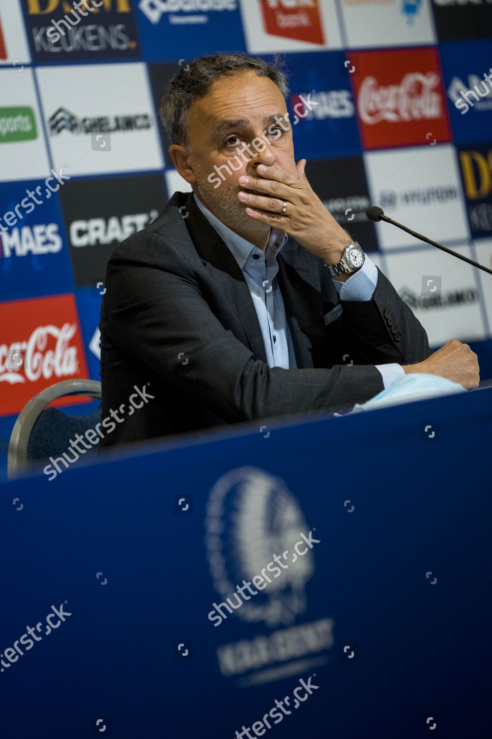 Emilio Ferrera Pictured During Press Conference Editorial Stock Photo