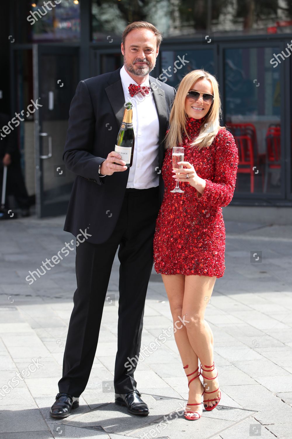 Amanda Holden Jamie Theakston Drinking Champagne Editorial Stock Photo ...