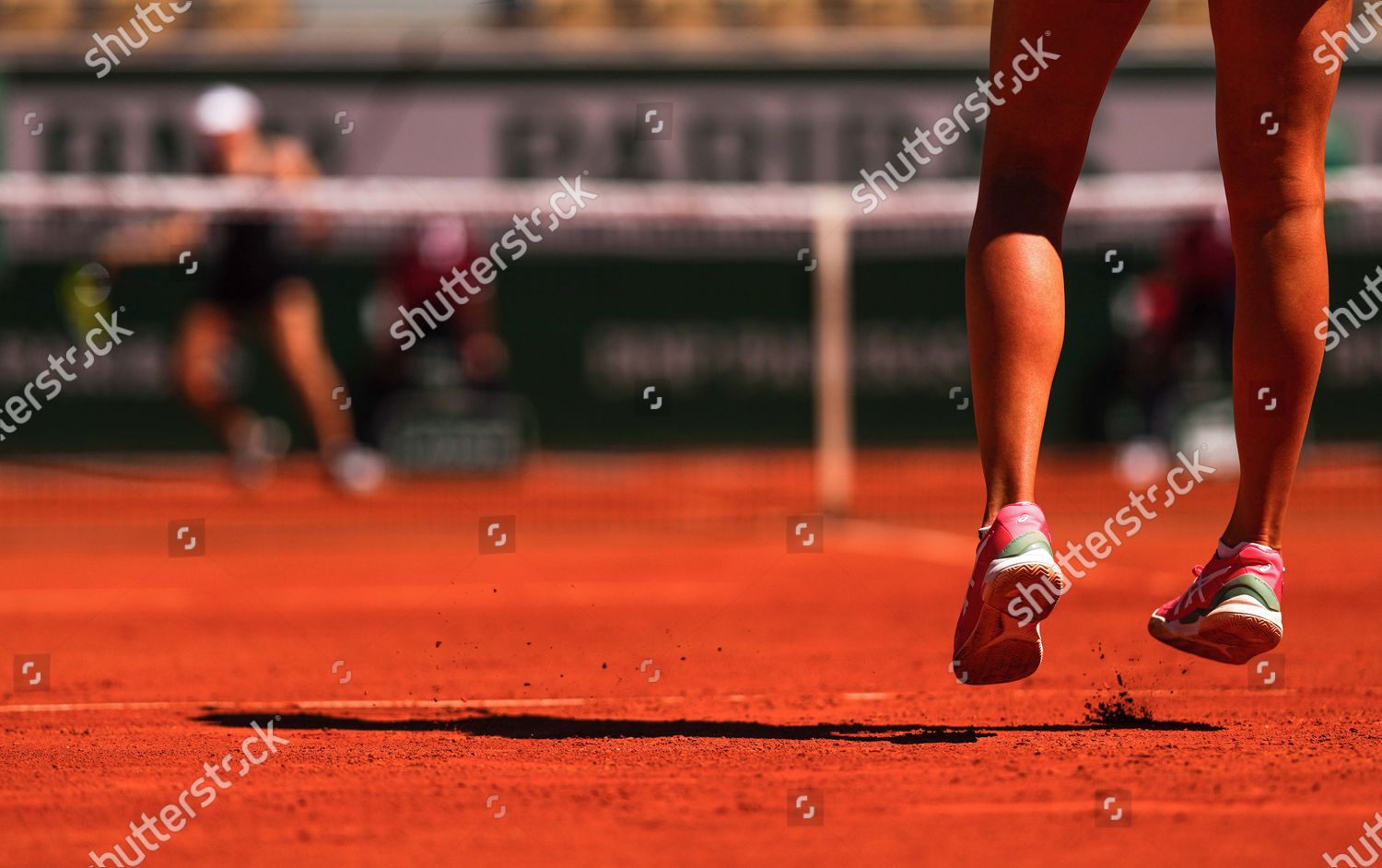 Asics Tennis Shoes Iga Swiatek During Redaktionelles Stockfoto