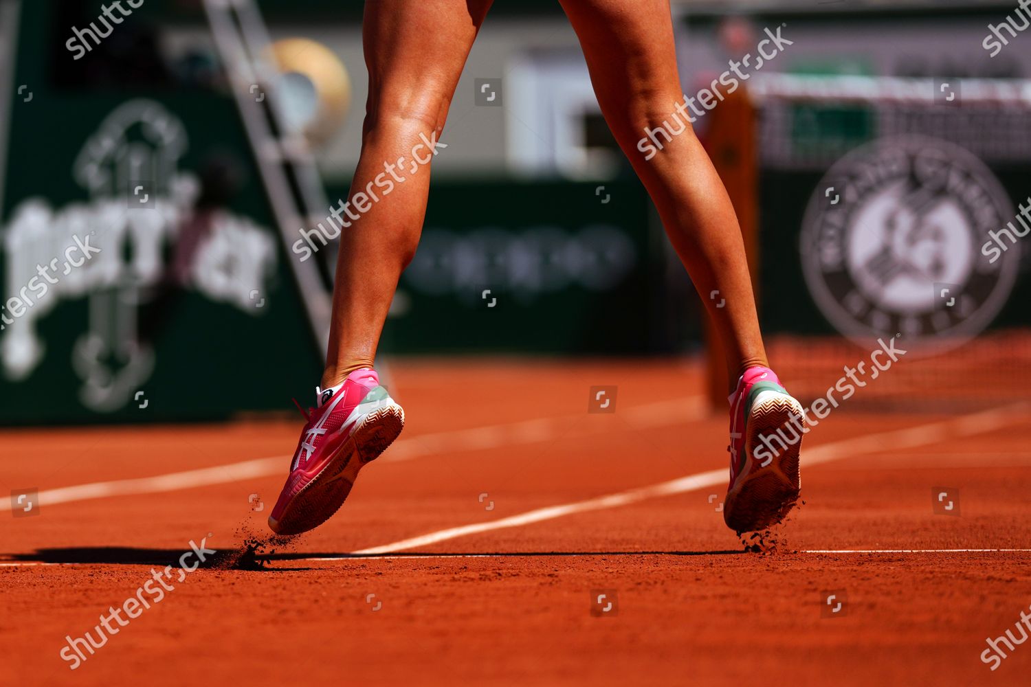 Asics Tennis Shoes Iga Swiatek During Editorial Stock Photo Stock
