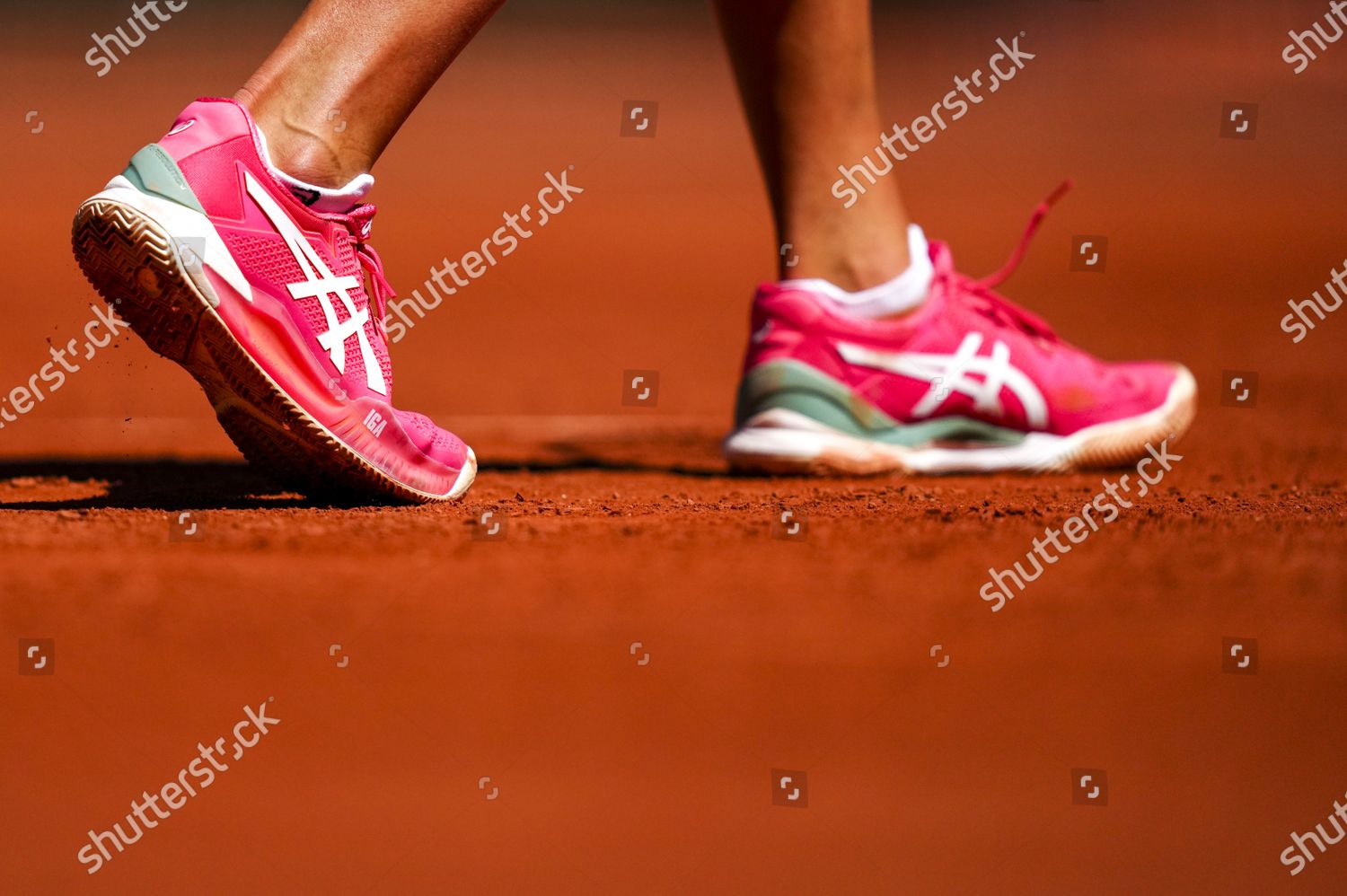 Ascis Tennis Shoes Iga Swiatek During Editorial Stock Photo - Stock