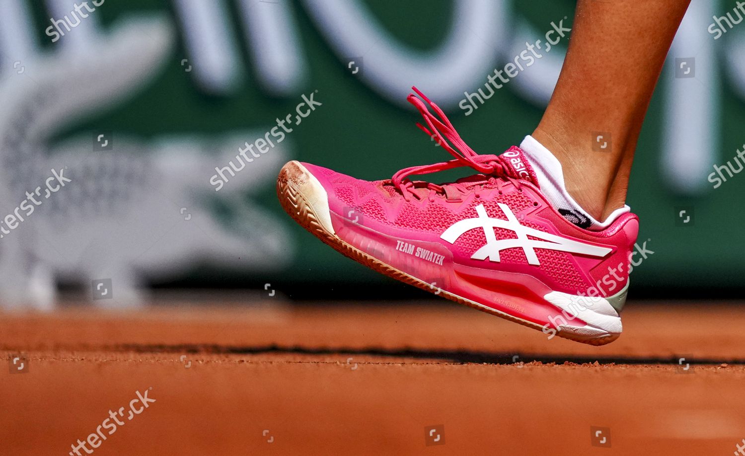 ASCIS TENNIS SHOES IGA SWIATEK DURING Editorial Stock Photo - Stock