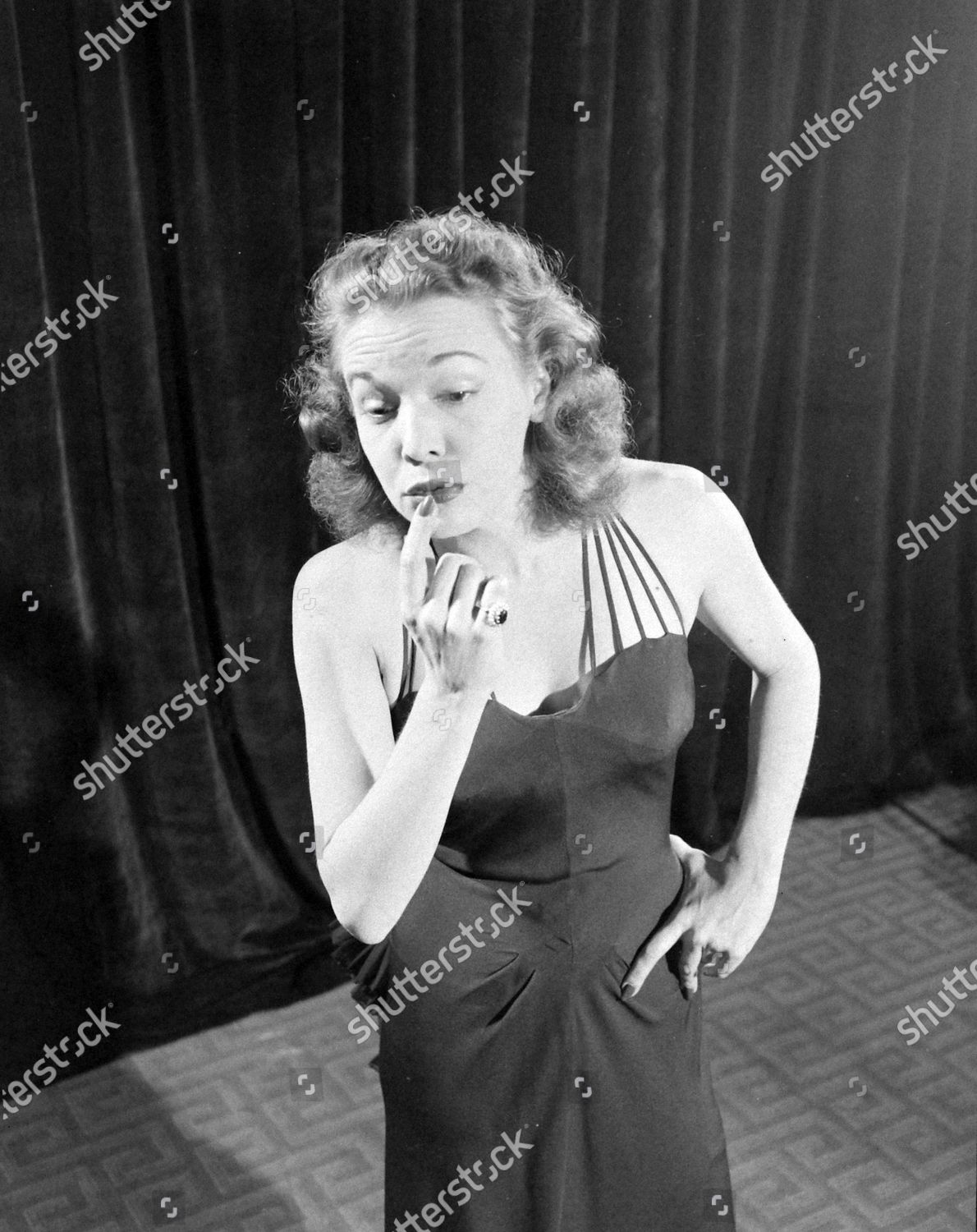 Dorothy Shay Wearing Dress Chicago Illinois Editorial Stock Photo ...