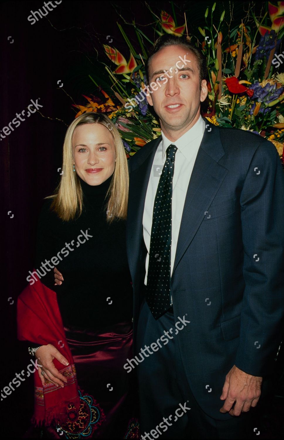 Nicolas Cage Wife Patricia Arquette Arrive Editorial Stock Photo Stock