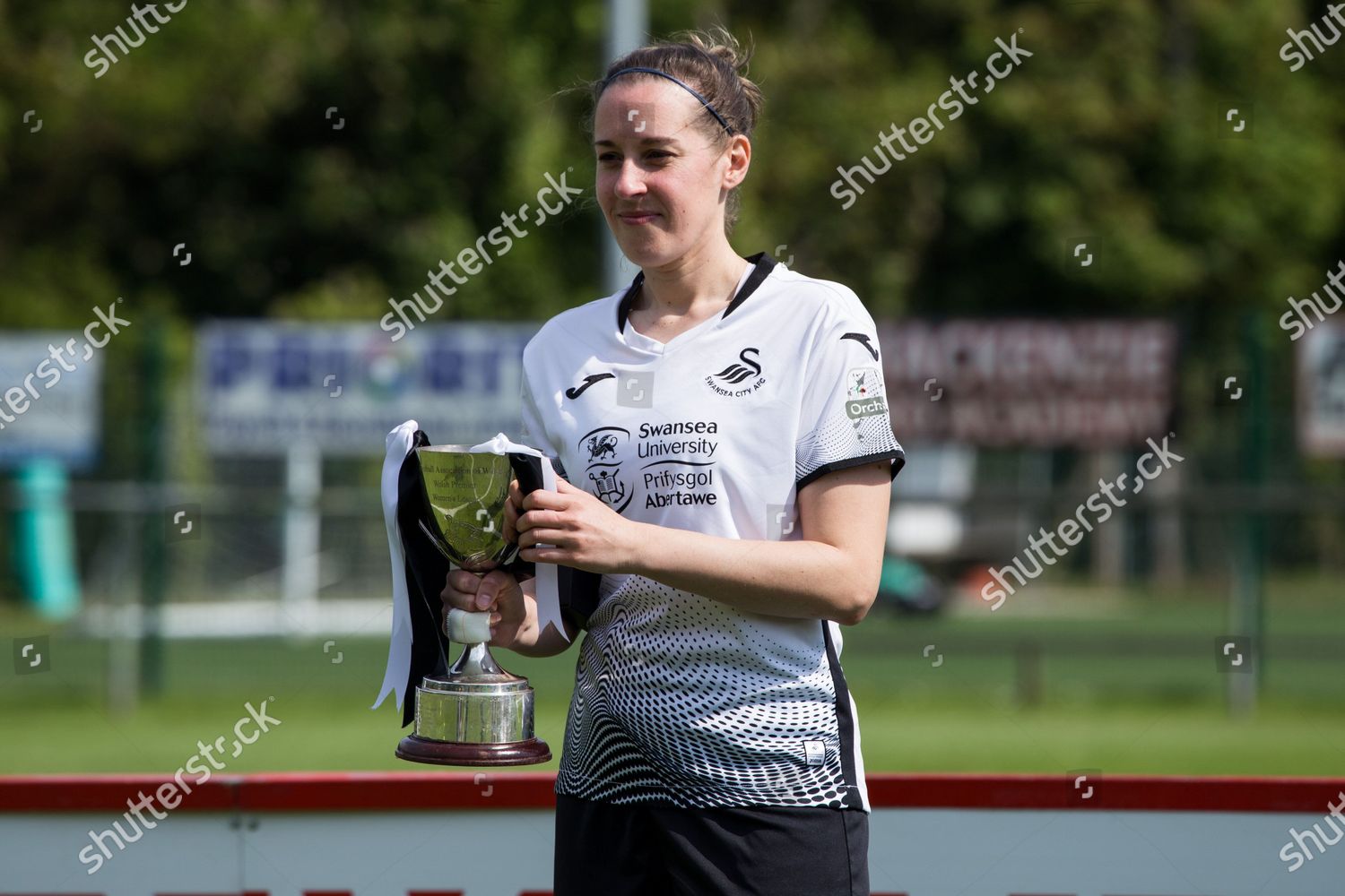 Laura Davies 21 Swansea Holds Trophy Editorial Stock Photo - Stock ...