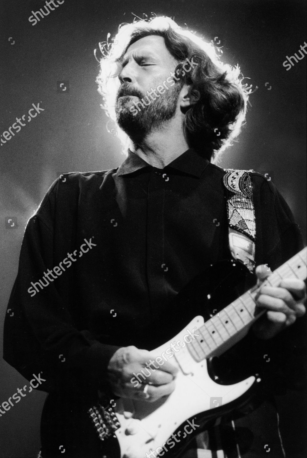 Rock Star Eric Clapton Playing His Editorial Stock Photo - Stock Image ...