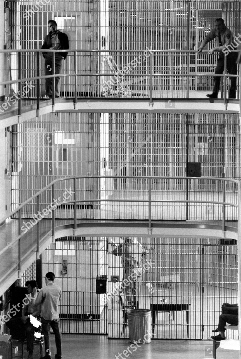 Inmate Leaning Against Bars Soledad State Editorial Stock Photo Stock