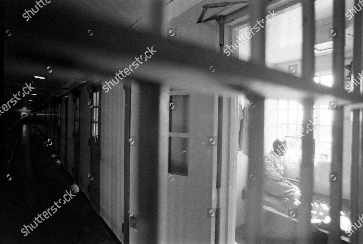 Inmate Looking Outside Window Soledad State Editorial Stock Photo