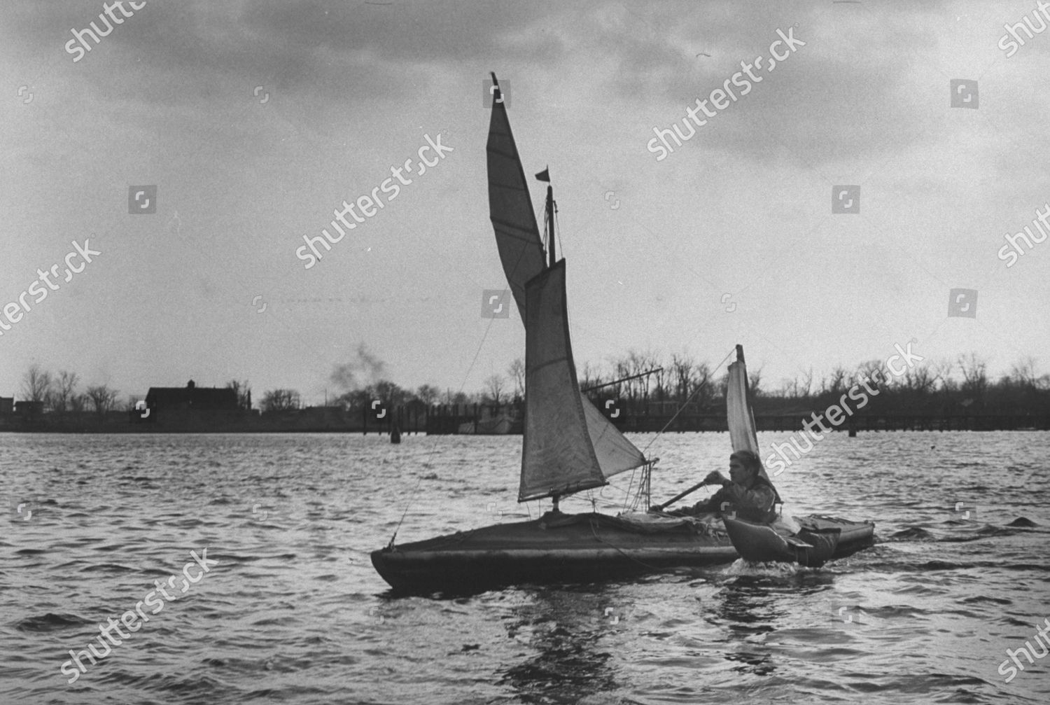 Dr Hannes Lindemann Crossing Atlantic Ocean Editorial Stock Photo ...