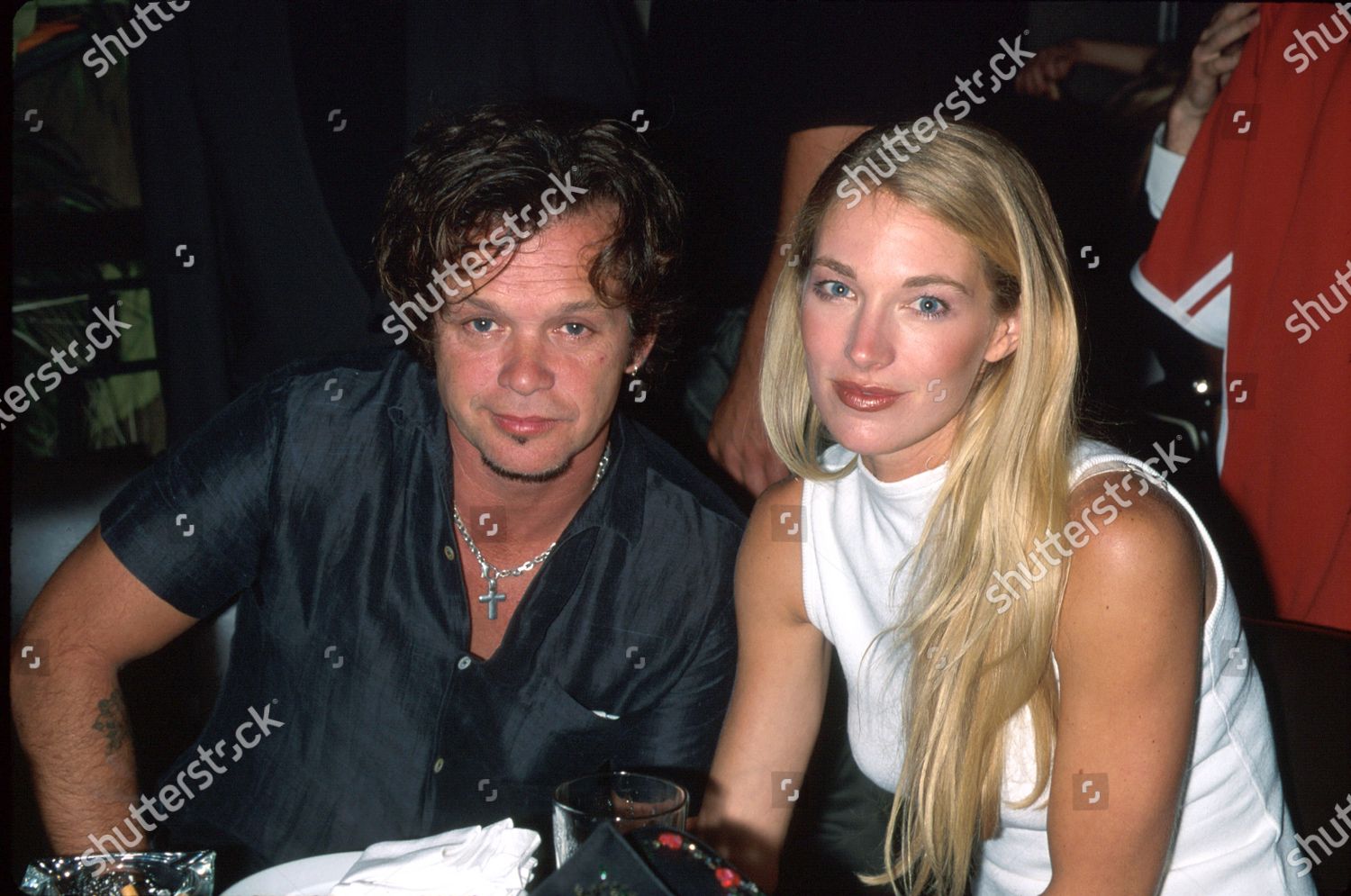 SINGER JOHN MELLENCAMP WIFE MODEL ELAINE Editorial Stock Photo Stock