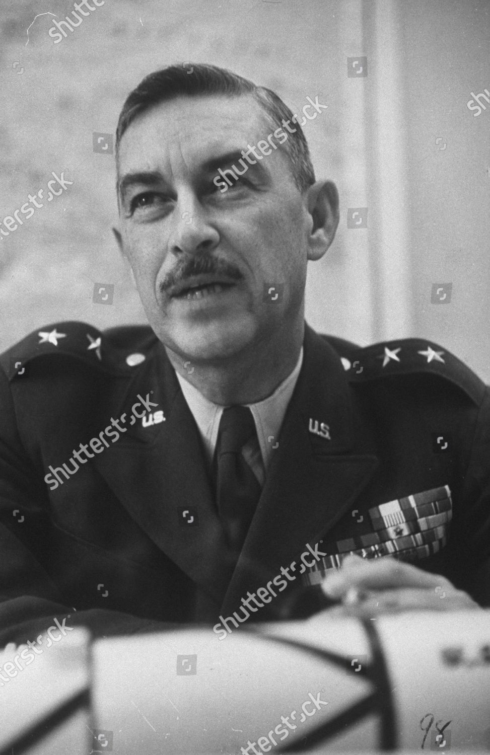 Maj Gen John B Medaris Sitting Editorial Stock Photo - Stock Image ...