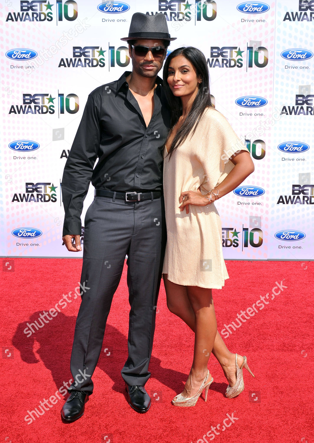 Eric Benet Manuela Testolini Editorial Stock Photo - Stock Image