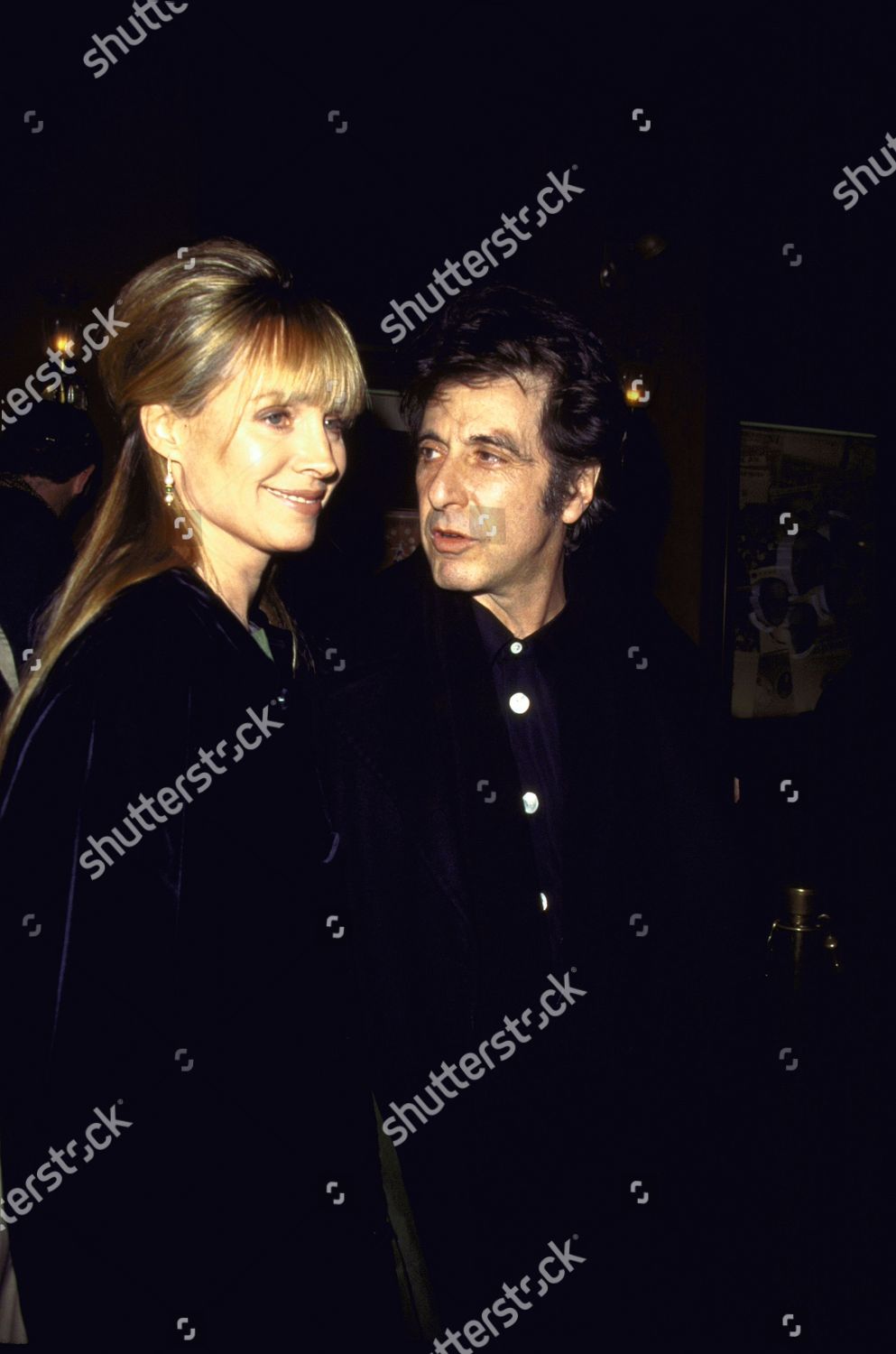 Actor Al Pacino Girlfriend Lyndall Hobbs Editorial Stock Photo - Stock