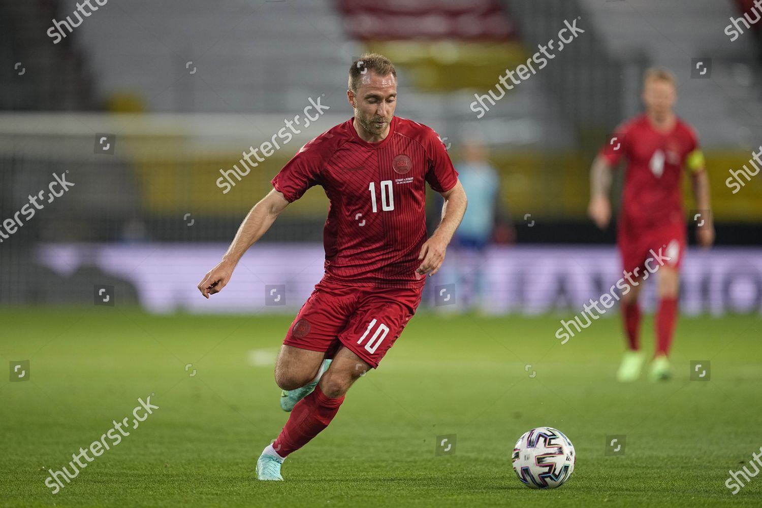 Denmarks Christian Eriksen During Friendly Pre Editorial Stock Photo ...