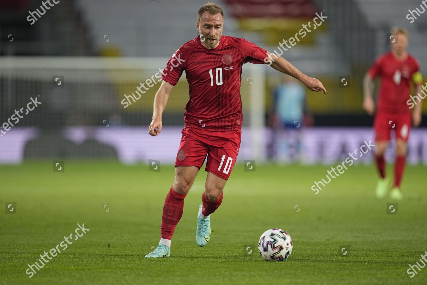 Denmarks Christian Eriksen During Friendly Pre Editorial Stock Photo ...