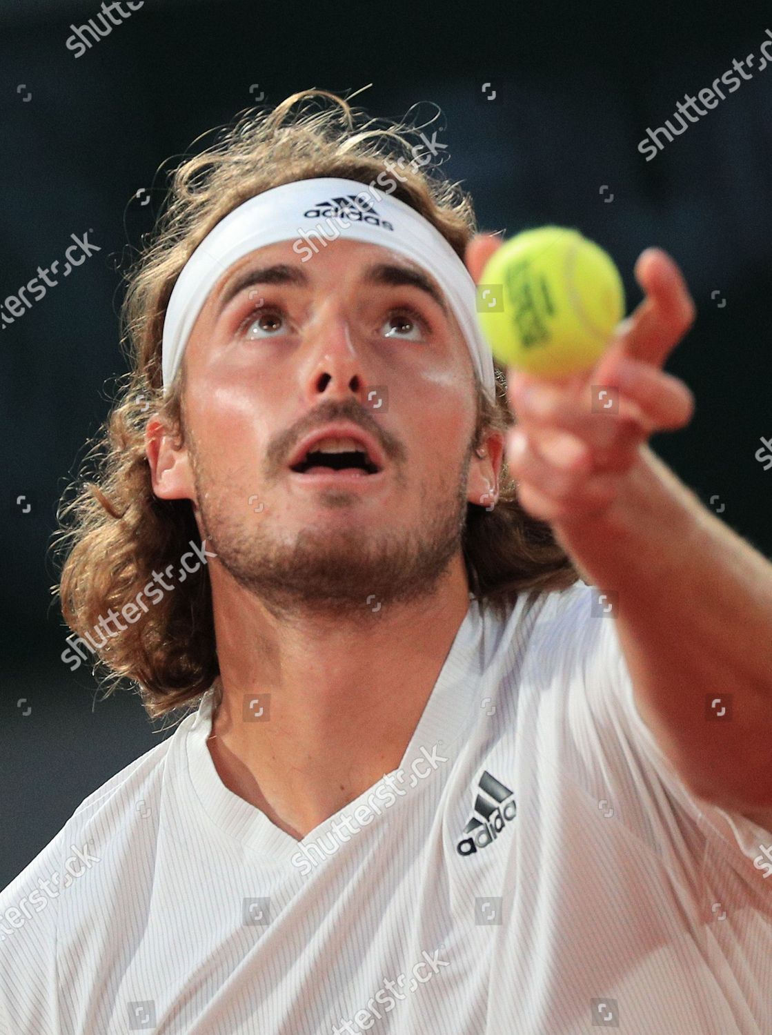 STEFANOS TSITSIPAS GREECE ACTION AGAINST JOHN Editorial Stock Photo