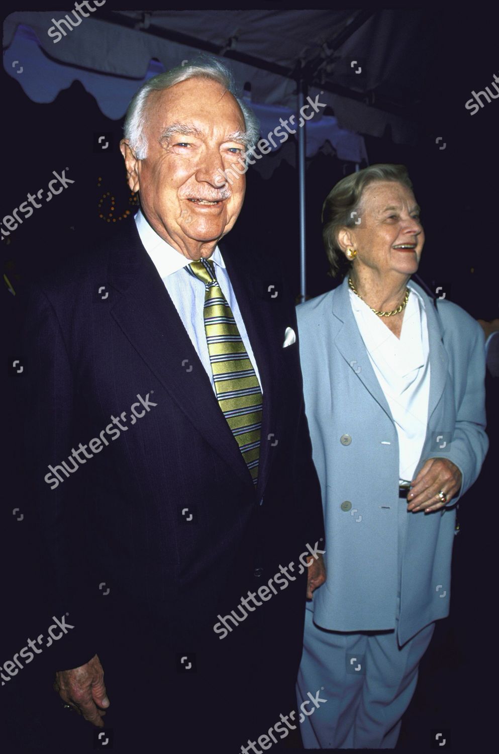 Television News Broadcaster Walter Cronkite Wife Editorial Stock Photo ...