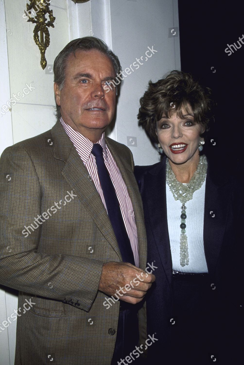 Actors Robert Wagner Joan Collins Editorial Stock Photo - Stock Image ...