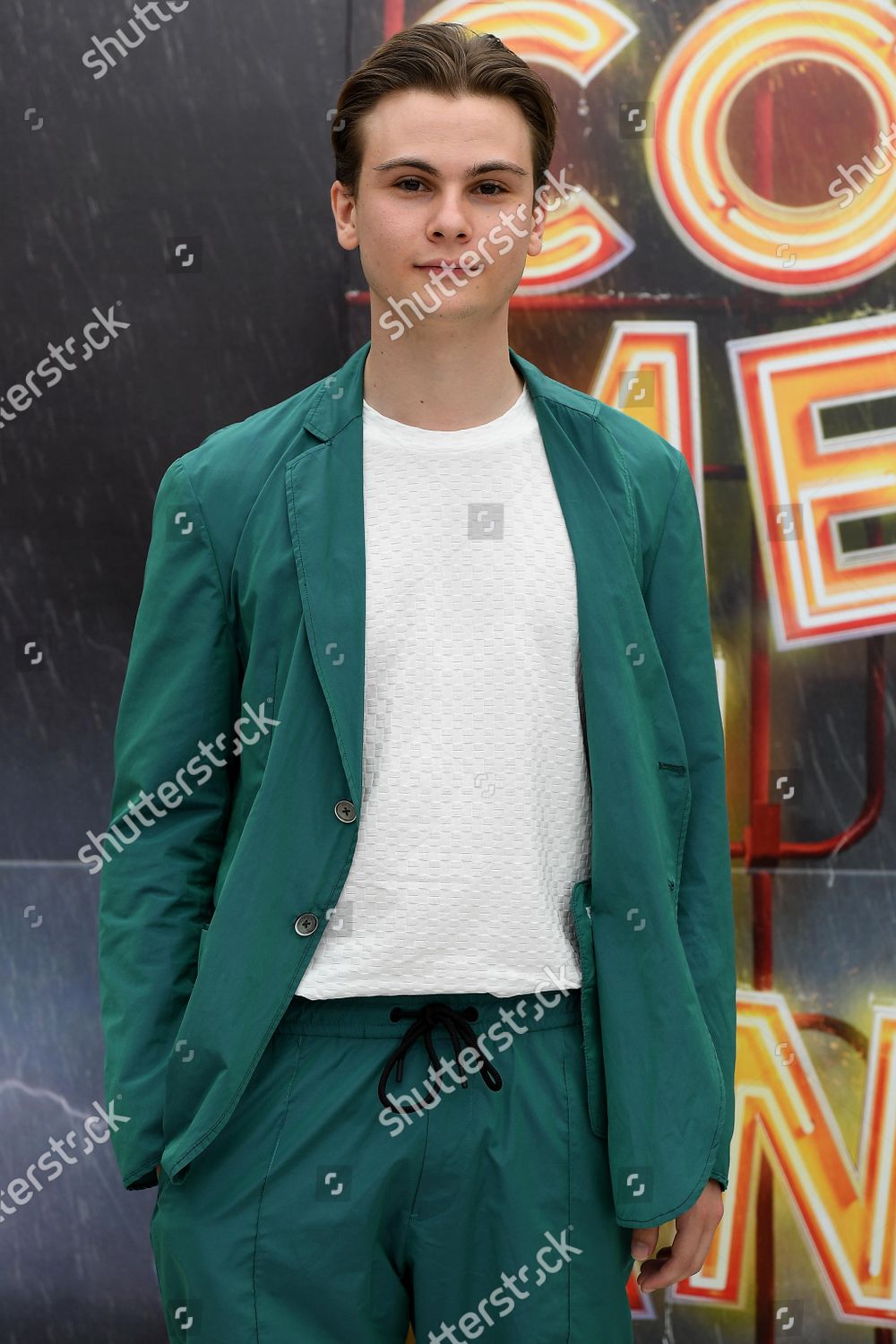 Italian Actor Giulio Pranno Poses During Editorial Stock Photo - Stock ...