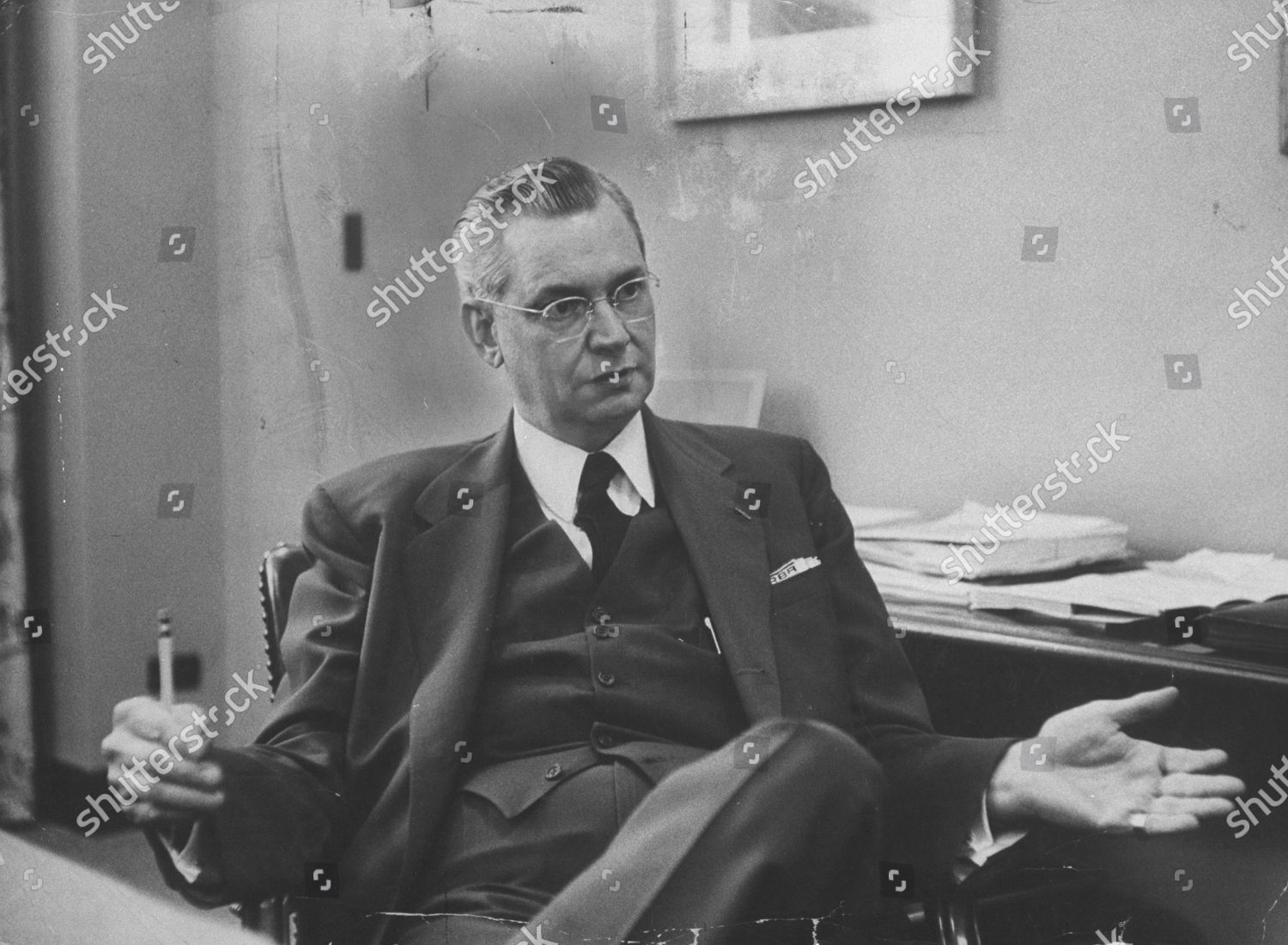 Us Secretary Treasury Robert B Anderson Editorial Stock Photo - Stock ...