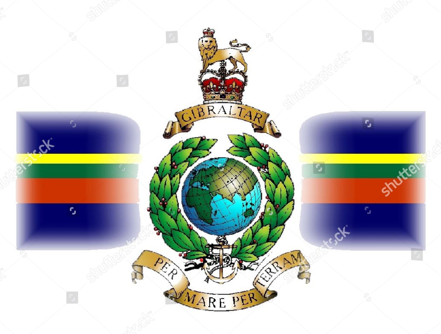 Royal Marine Corps Colours Editorial Stock Photo - Stock Image ...